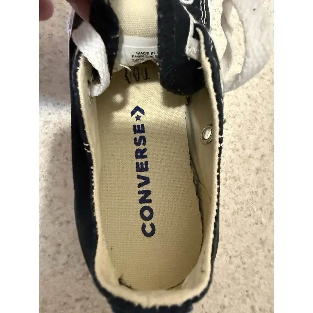 Converse All Star Black Low Top Youth Kids Sneakers Size 12